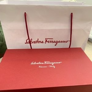 Salvatore Ferragamo Shoe Box with Bag